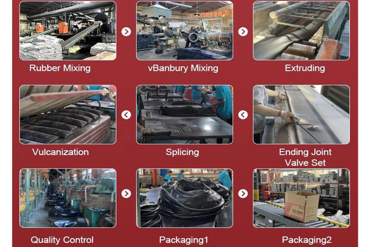 Inner tube truck tire production progress